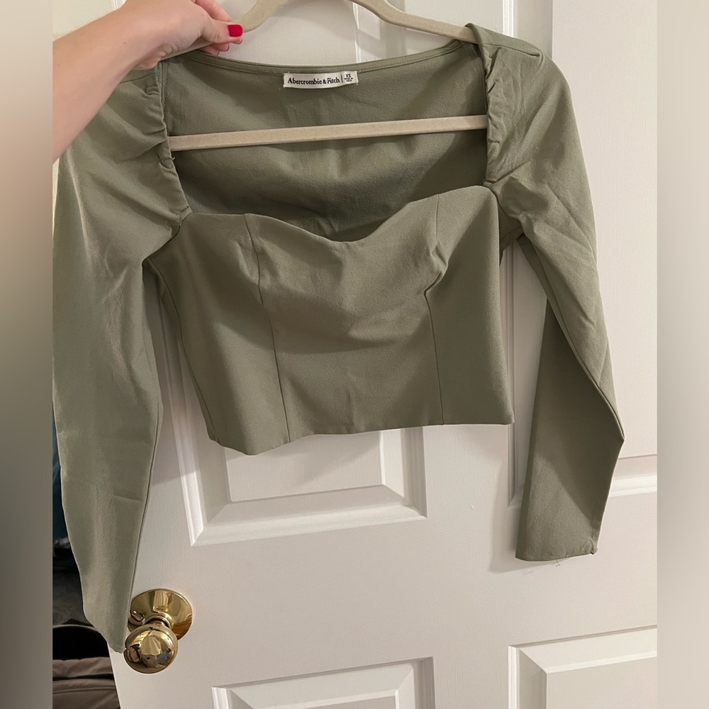 Long sleeve Crop Abercrombie and Fitch Top